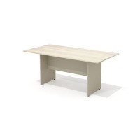 Work W-6 (Дуб сонома светлый/Мокко) Стол для переговоров