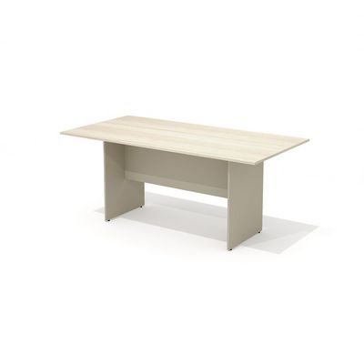 Work W-6 (Дуб сонома светлый/Мокко) Стол для переговоров