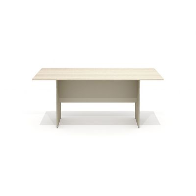 Work W-6 (Дуб сонома светлый/Мокко) Стол для переговоров