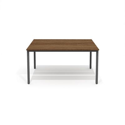 Work 2WM-2+WM-2-02 (Рэд фокс/Антрацит) Стол сдвоенный на металлокаркасе