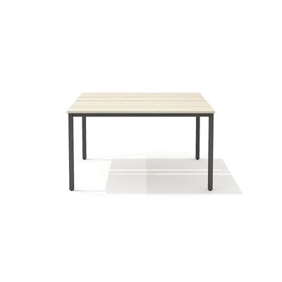 Work 2WM-3+WM-3-02 (Дуб сонома светлый/Антрацит) Стол сдвоенный на металлокаркасе