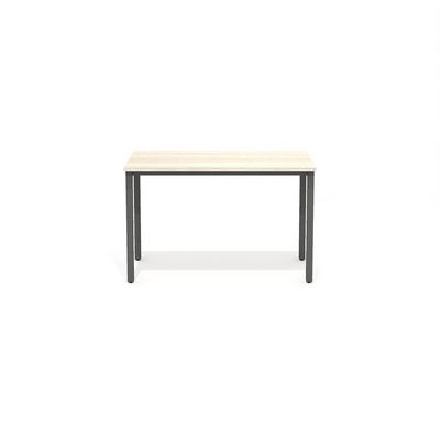 Work WM-4+WM-4-01 (Дуб сонома светлый/Антрацит) Прямой стол на металлокаркасе