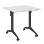 X-Pull X.M-0.7 (Белый бриллиант/Антрацит) Стол складной мобильный