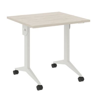 X-Pull X.M-0.7 (Денвер светлый/Белый) Стол складной мобильный
