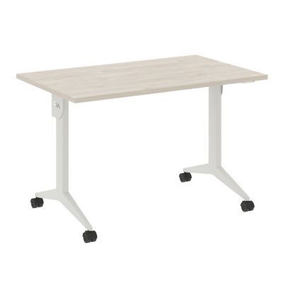 X-Pull X.M-2.7 (Денвер светлый/Белый) Стол складной мобильный