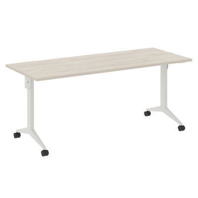 X-Pull X.M-5.7 (Денвер светлый/Белый) Стол складной мобильный