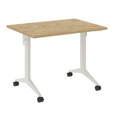 X-Pull X.M-1.7 (Тиквуд светлый/Белый) Стол складной мобильный