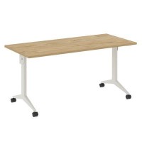 X-Pull X.M-4.7 (Тиквуд светлый/Белый) Стол складной мобильный