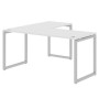 Xten-Q XQCT 1615 (Белый/Алюминий) Стол угловой
