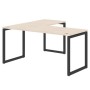 Xten Кью XQCT 1615 (Бук тиара/Антрацит) Стол угловой