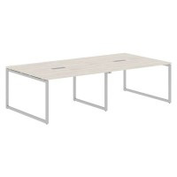 Xten-Q XQCT 2714  (Сосна эдмонт/Алюминий) Конференц-стол