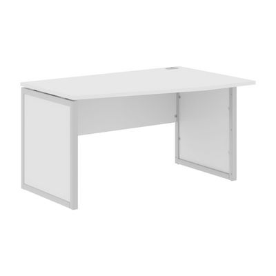 Xten-QP XQPCT 149 R (Белый/Алюминий) Стол письменный, правый