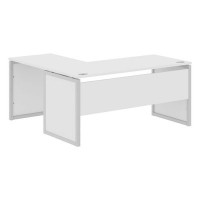 Xten-QP XQPCT 1615 R (Белый/Алюминий) Стол угловой, правый