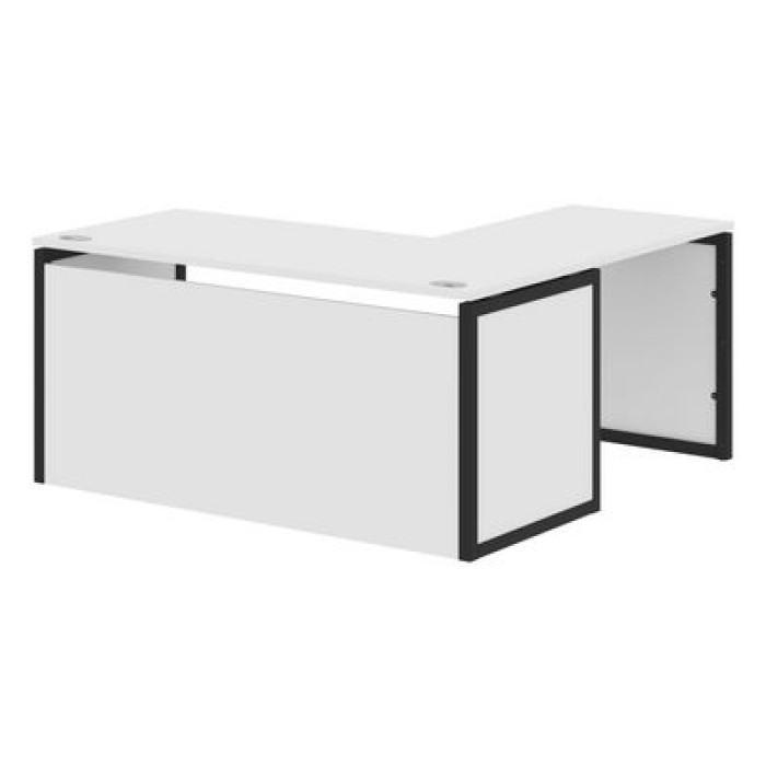 Xten Кью Пи XQPCT 1615H L (Белый/Антрацит) Стол угловой, левый