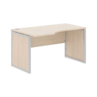 Xten-QP XQPCET 149 L (Бук тиара/Алюминий) Стол письменный, левый