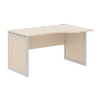 Xten-QP XQPCET 149 R (Бук тиара/Алюминий) Стол письменный, правый