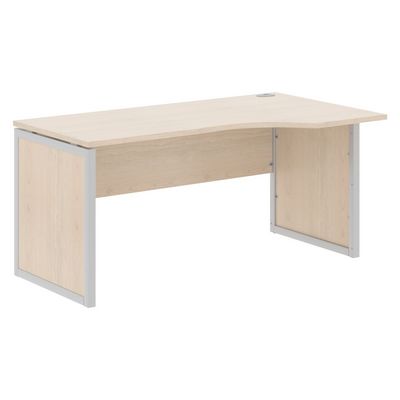 Xten-QP XQPCET 169 R (Бук тиара/Алюминий) Стол письменный, правый