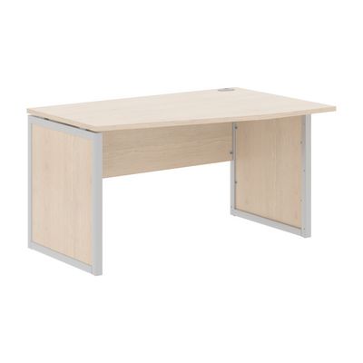 Xten-QP XQPCT 149 R (Бук тиара/Алюминий) Стол письменный, правый