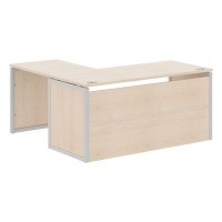 Xten-QP XQPCT 1615H R (Бук тиара/Алюминий) Стол угловой, правый