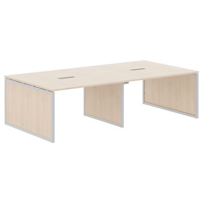 Xten-QP XQPSCT 2714 (Бук тиара/Алюминий) Конференц-стол