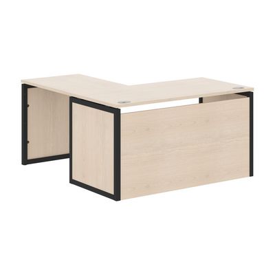 Xten-QP XQPCT 1415H R (Бук тиара/Антрацит) Стол угловой, правый