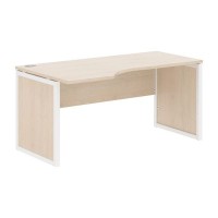 Xten-QP XQPCET 169 L (Бук тиара/Белый) Стол письменный, левый