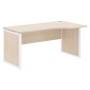 Xten-QP XQPCET 169 R (Бук тиара/Белый) Стол письменный, правый