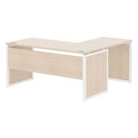 Xten-QP XQPCT 1615 L (Бук тиара/Белый) Стол угловой, левый