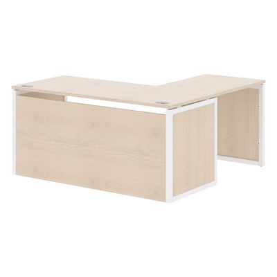 Xten-QP XQPCT 1615H L (Бук тиара/Белый) Стол угловой, левый