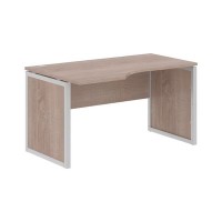 Xten-QP XQPCET 149 L (Дуб сонома/Алюминий) Стол письменный, левый