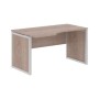 Xten-QP XQPCET 149 L (Дуб сонома/Алюминий) Стол письменный, левый