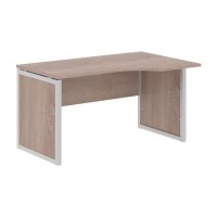 Xten-QP XQPCET 149 R (Дуб сонома/Алюминий) Стол письменный, правый