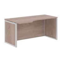 Xten-QP XQPCET 169H L (Дуб сонома/Алюминий) Стол письменный, левый