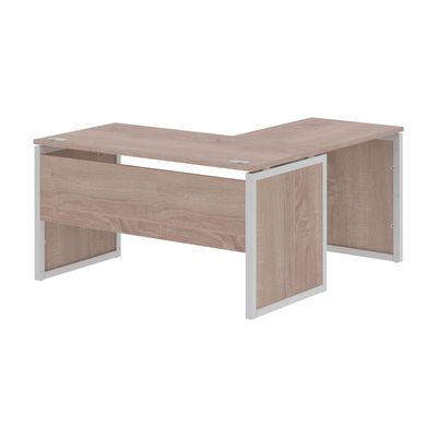 Xten-QP XQPCT 1415 L (Дуб сонома/Алюминий) Стол угловой, левый