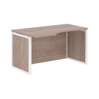 Xten-QP XQPCET 149H L (Дуб сонома/Белый) Стол письменный, левый