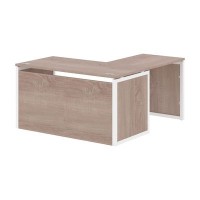 Xten-QP XQPCT 1415H L (Дуб сонома/Белый) Стол угловой, левый