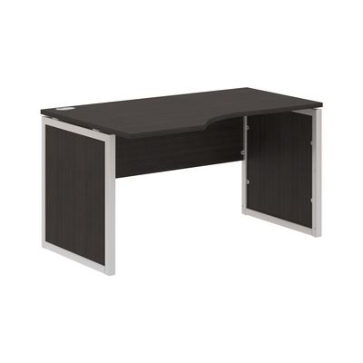 Xten-QP XQPCET 149 L (Дуб юкон модерн/Алюминий) Стол письменный, левый