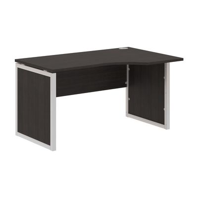 Xten-QP XQPCET 149 R (Дуб юкон модерн/Алюминий) Стол письменный, правый