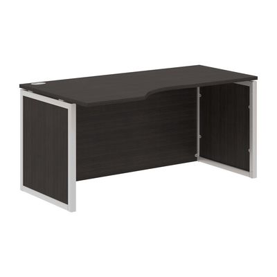 Xten-QP XQPCET 169H L (Дуб юкон модерн/Алюминий) Стол письменный, левый