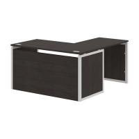 Xten-QP XQPCT 1415H L (Дуб юкон модерн/Алюминий) Стол угловой, левый