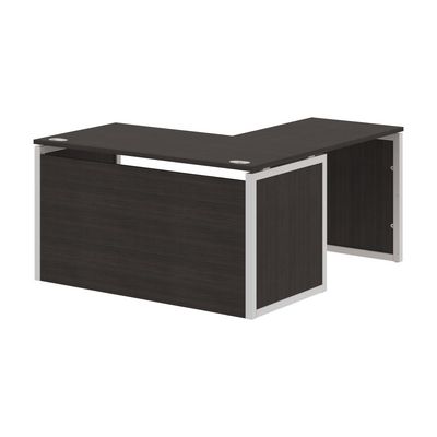 Xten-QP XQPCT 1415H L (Дуб юкон модерн/Алюминий) Стол угловой, левый