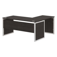 Xten-QP XQPCT 1615 L (Дуб юкон модерн/Алюминий) Стол угловой, левый