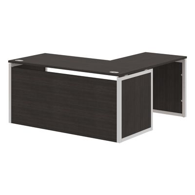 Xten-QP XQPCT 1615H L (Дуб юкон модерн/Алюминий) Стол угловой, левый