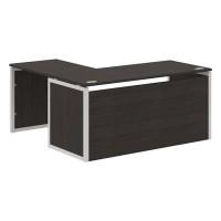 Xten-QP XQPCT 1615H R (Дуб юкон модерн/Алюминий) Стол угловой, правый