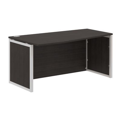 Xten-QP XQPCT 169H L (Дуб юкон модерн/Алюминий) Стол письменный, левый