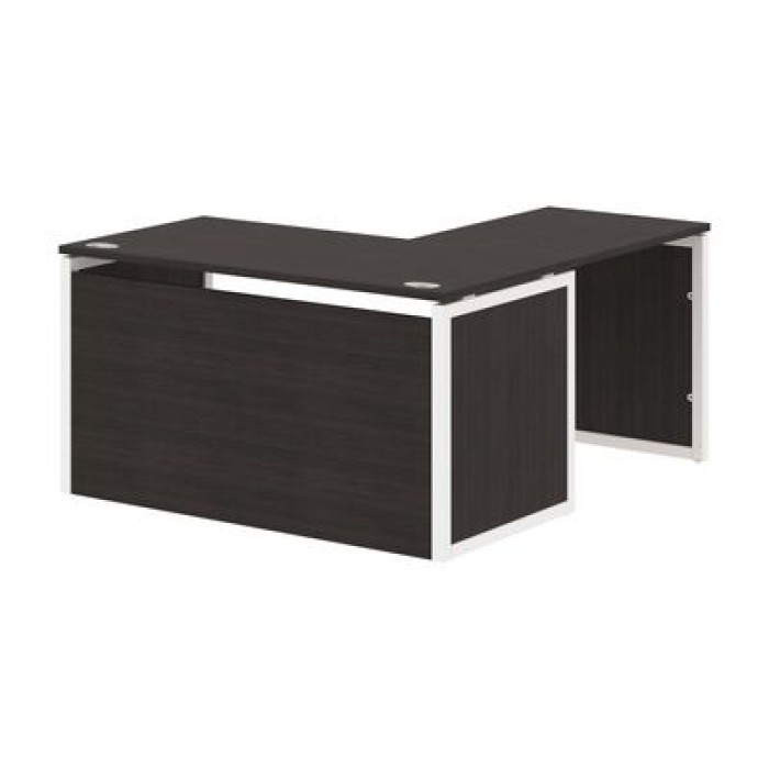 Xten Кью Пи XQPCT 1415H L (Дуб юкон модерн/Белый) Стол угловой, левый