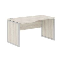 Xten-QP XQPCET 149 L (Сосна эдмонт/Алюминий) Стол письменный, левый