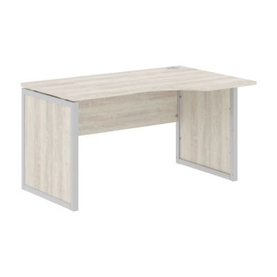 Xten-QP XQPCET 149 R (Сосна эдмонт/Алюминий) Стол письменный, правый