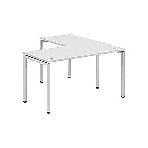 Xten С XSCT 1415 L (Белый/Алюминий) Стол угловой
