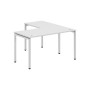 Xten-S XSCT 1415 L (Белый/Алюминий) Стол угловой